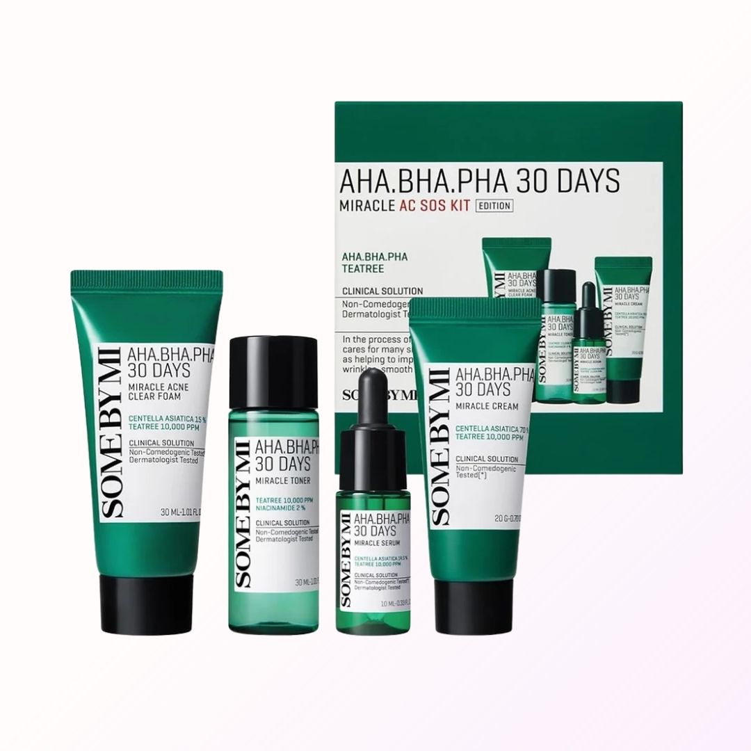 SOME BY MI – AHA BHA PHA 30 Days Miracle AC SOS Kit (4PC)