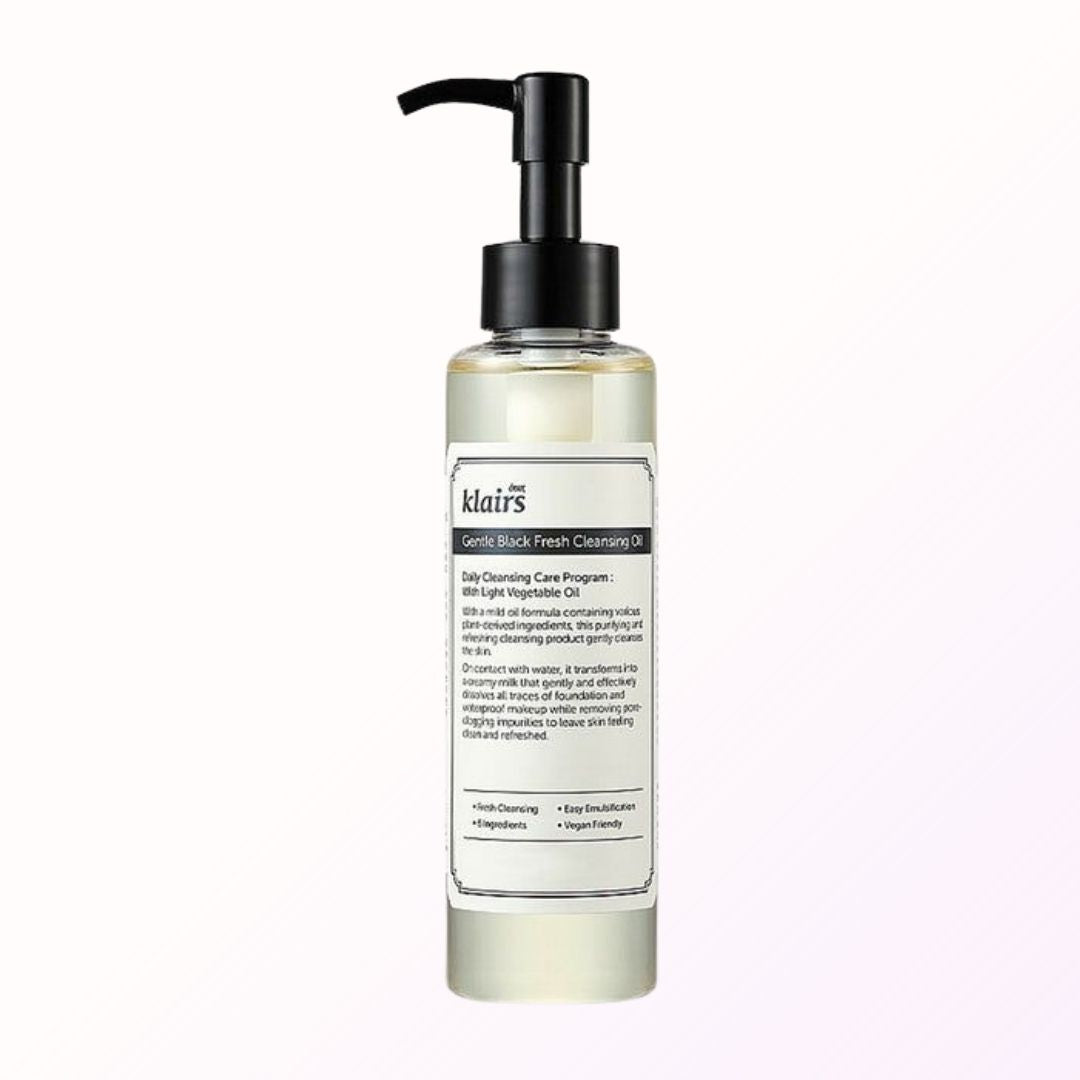 DEAR, KLAIRS – Gentle Black Fresh Cleansing Oil (150ml)