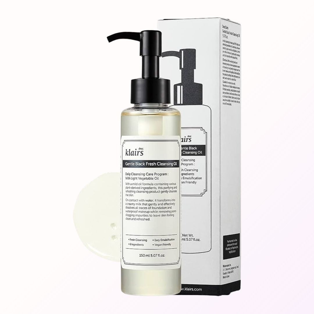 DEAR, KLAIRS – Gentle Black Fresh Cleansing Oil (150ml)