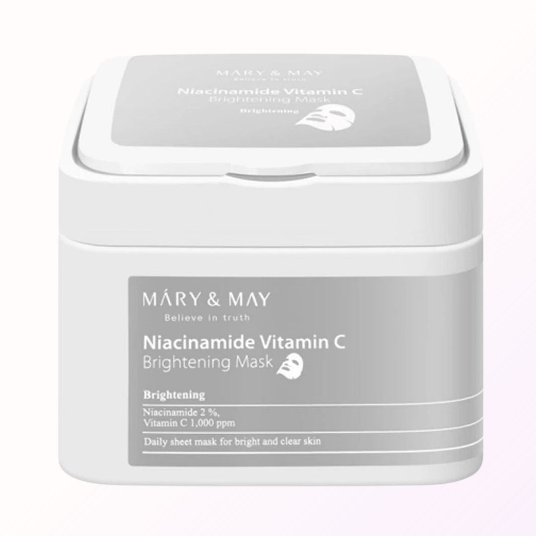 MARY & MAY – Niacinamide Vitamin C Brightening Mask (30pcs / 400g)